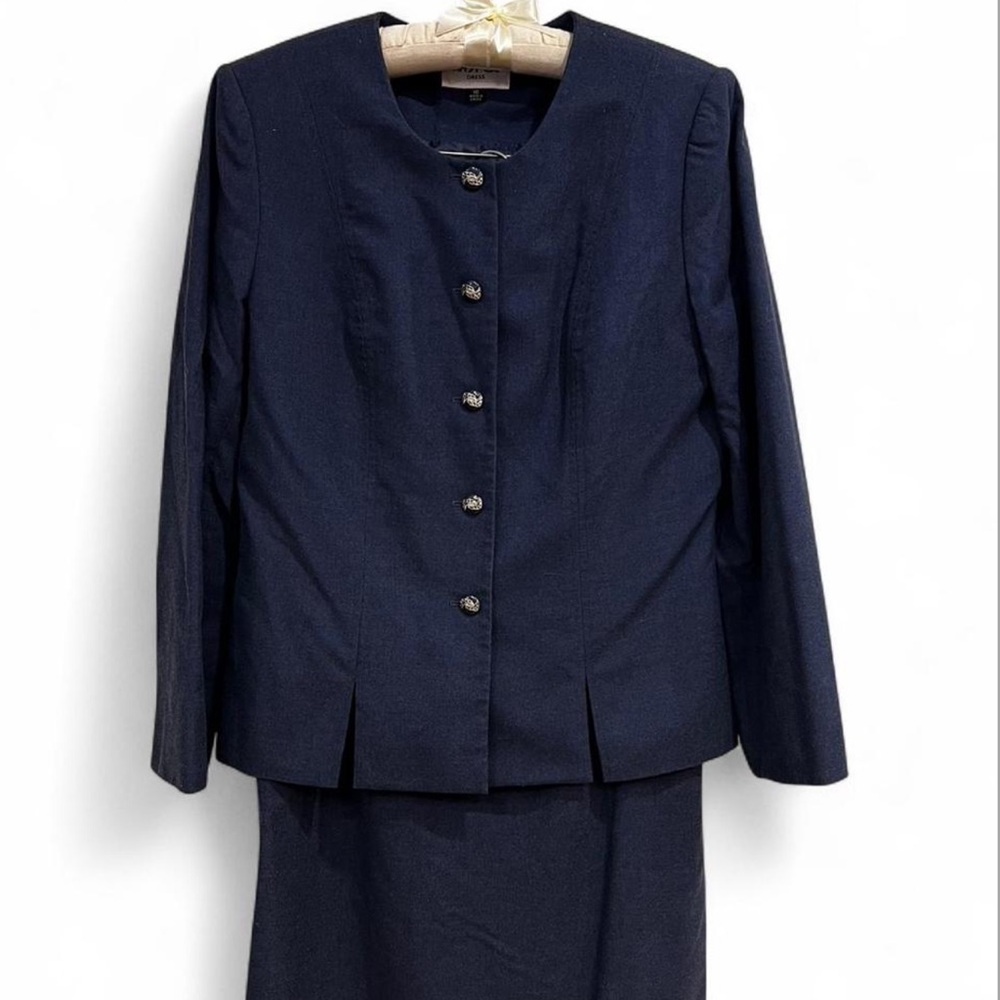 NAVY KASPER TWO PIECE WORK SUIT